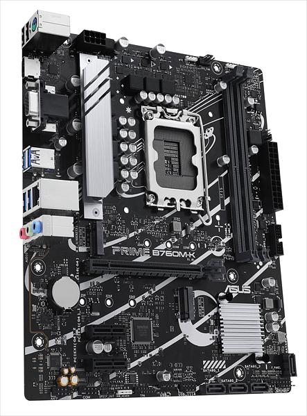 Материнская плата ASUS PRIME B760M-K, LGA1700, B760, 2*DDR5, HDMI+VGA, 4xSATA3 + RAID, 2xM2, Audio, Gb LAN, USB 3.2, USB 2.0, mATX; 90MB1FI0-M0EAY0 (PRIME B760M-K) фото 2
