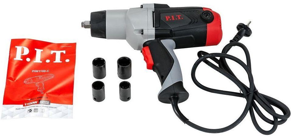 Гайковерт P.I.T. PIW1100-C 1100Вт патрон:быстрозажимной (кейс в комплекте) фото 4
