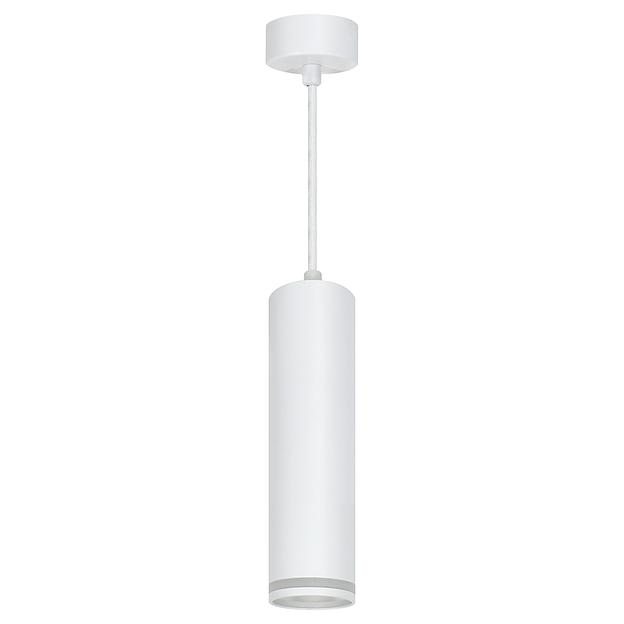 Светильник ДСО GU10 без лампы на подвесе белый фото 1