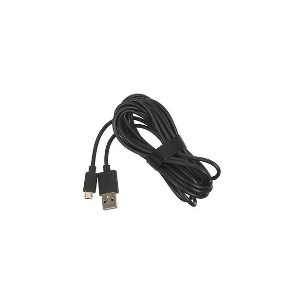 Кабель Deppa micro USB (m) - USB (m), 3м, 2A, черный [72229] фото 1