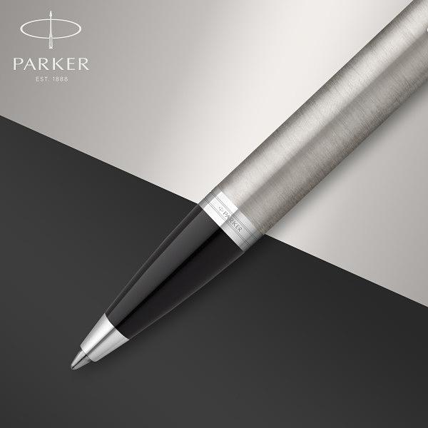 Ручка шариков. Parker IM Core (CW2150841) Stainless Steel CT M черн. черн. подар.кор.европод. фото 4