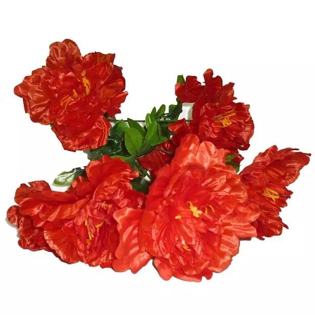 Букет пионов на 7 голов 75см фото 1