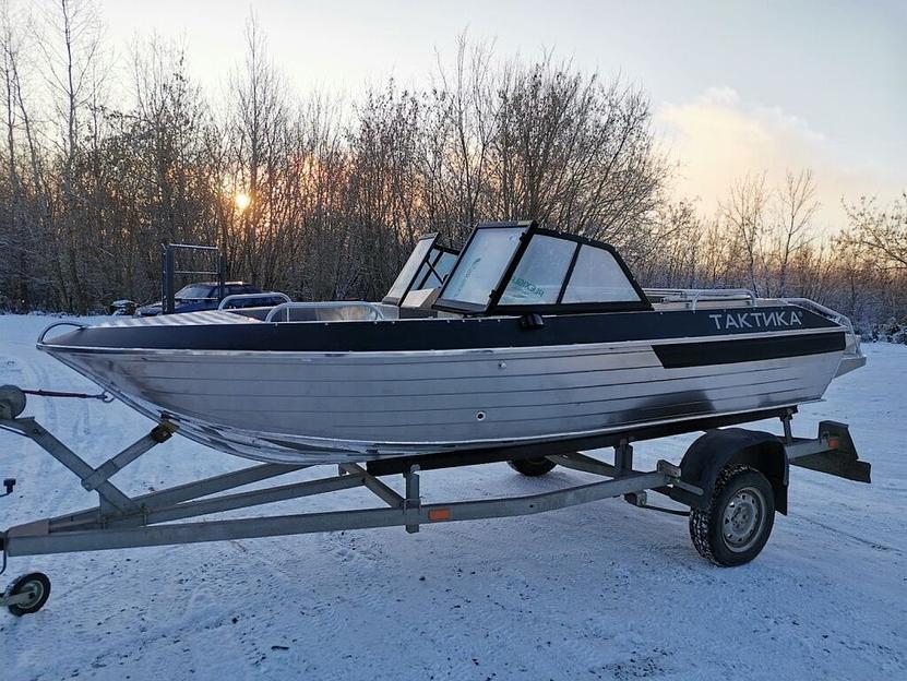 Алюминиевый катер Тактика 460 DC, 480*180*77 см фото 2