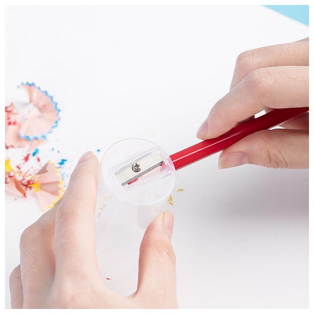 Карандаши цв. Deli EC00807 Super Wings шестигран. тополь 12цв. туба пл. фото 5