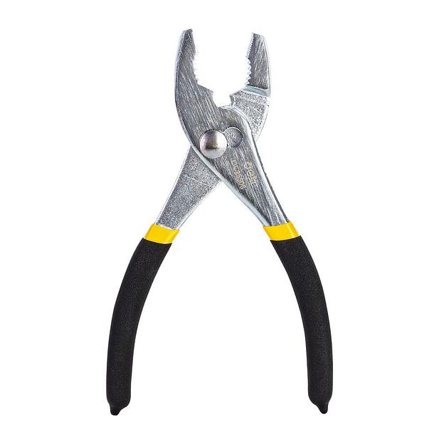 Пассатижи переставные двухдиапазонные Deli DL25506 150мм, прорезиненная двухкомпонентная ручка фото 2