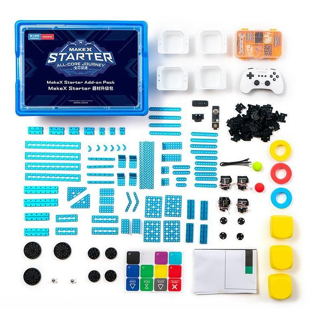 Соревновательный комплект 2024 MakeX Starter All-Core Journey Educational Competition Kit фото 3