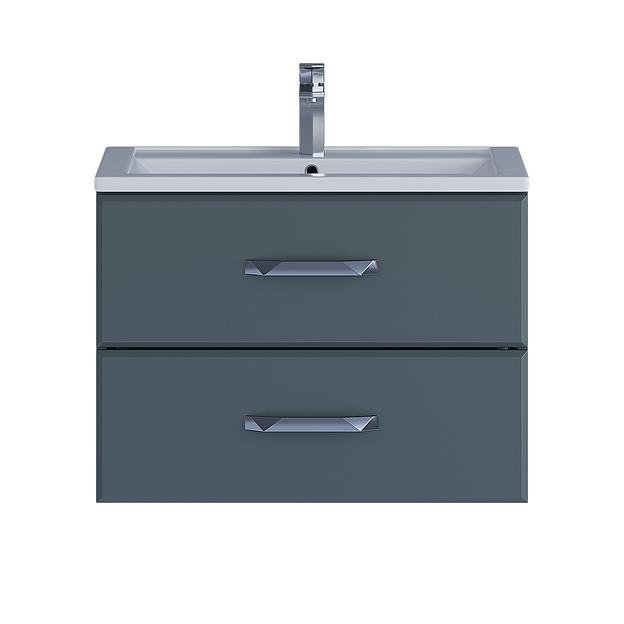 Тумба под раковину для ванной Uperwood Foster 70 см, подвесная, серый графит фото 8