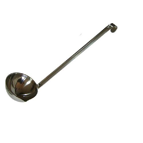 Половник 0,5 л. L ручки 40,5 см. d=14 см. с носиком, нерж. /1/40/ фото 1