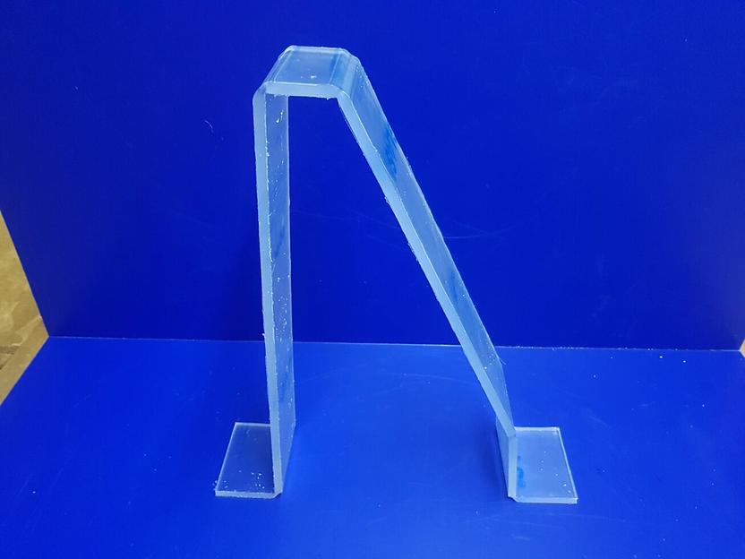 Боковые и центральные отбойники из оргстекла или акрила 8-10мм. фото 2