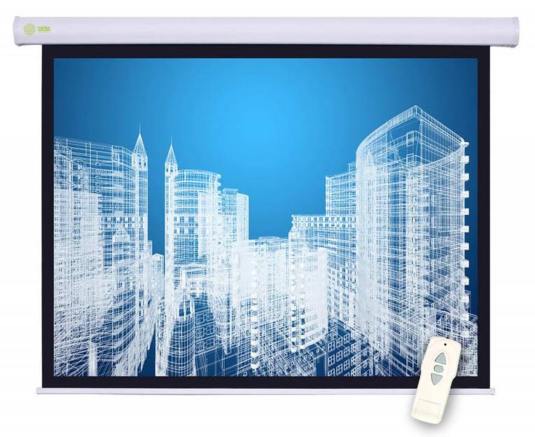 Экран Cactus 152x203см Motoscreen CS-PSM-152x203 4:3 настенно-потолочный рулонный (моторизованный привод) фото 1
