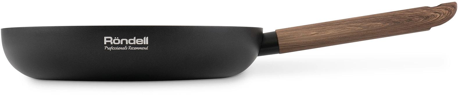 Сковорода Rondell Maple RDA-1939 круглая 28см покрытие: антипригарное ручка несъемная (без крышки) черный фото 2