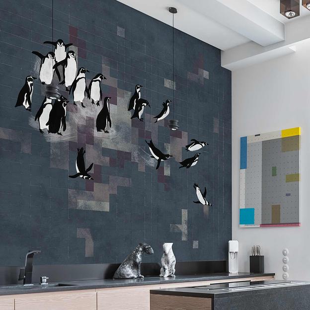 Обои pinguine опт фото 6