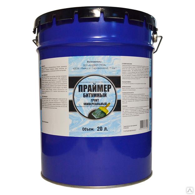 Праймер битумный Универсальный 20л фото 1