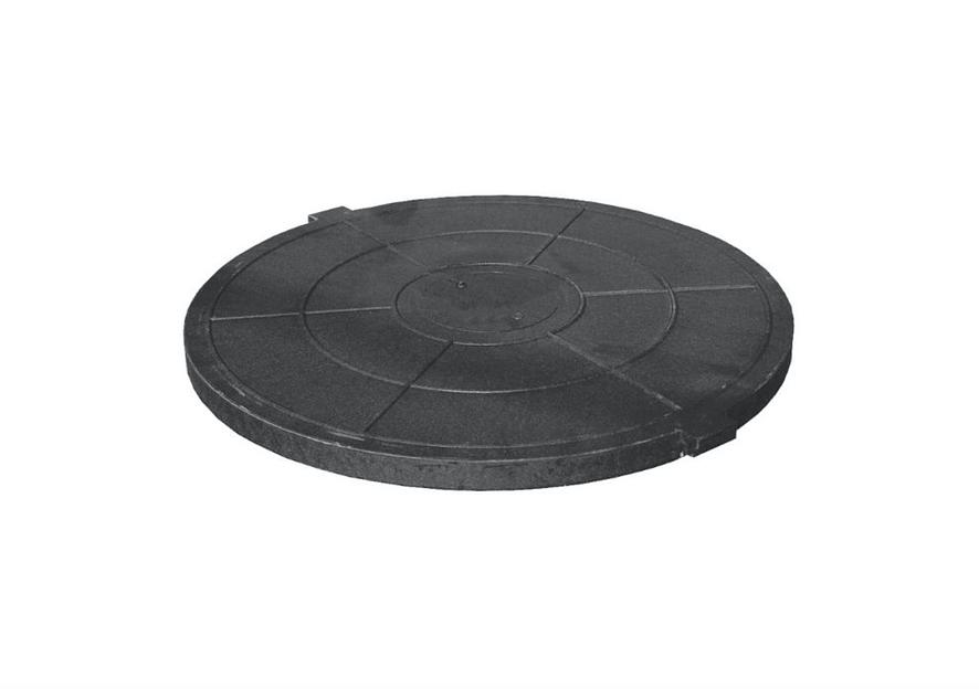 Люк канализационный Л d-580 черный фото 3