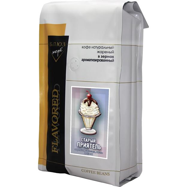 Ароматизированный кофе в зёрнах «Старый Приятель», 1 кг, опт  фото 1