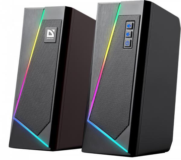 Акустическая система 2.0 SOLAR BT/LIGHT 65103 DEFENDER фото 1