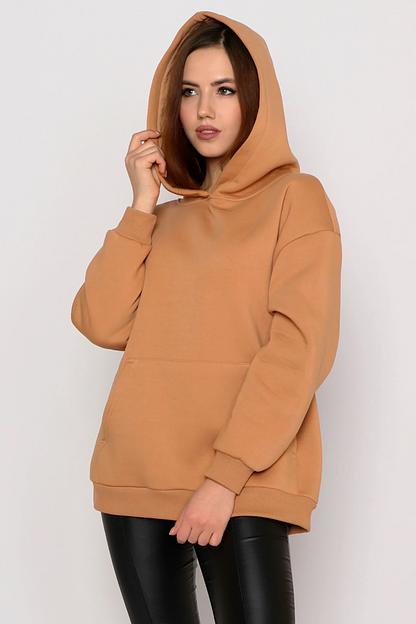 Женский джемпер Style Magro «Oversize», бежевый, опт фото 3