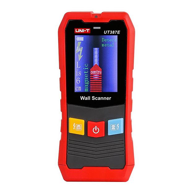 Детектор проводки UNI-T UT387E Черные металлы(100мм); Цветные металлы(80мм); Дерево (38 мм); Электрический провод переменного тока (40 мм); фото 1