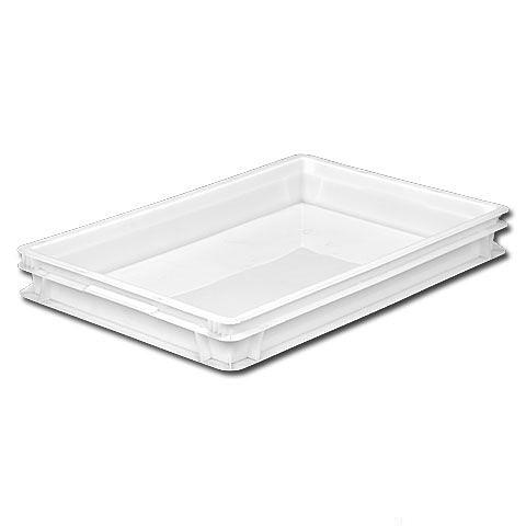 Контейнер для теста 600*400* 75 мм. морозостойкий пластик белый /1/128/ фото 1