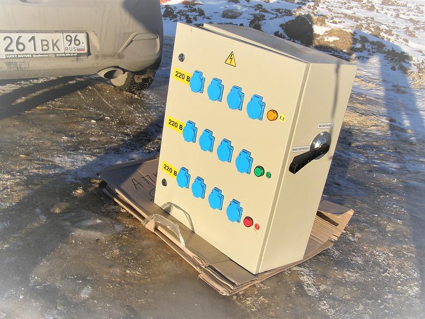 Шкаф распределительный на 12 групп со счетчиком (380/220В) фото 3