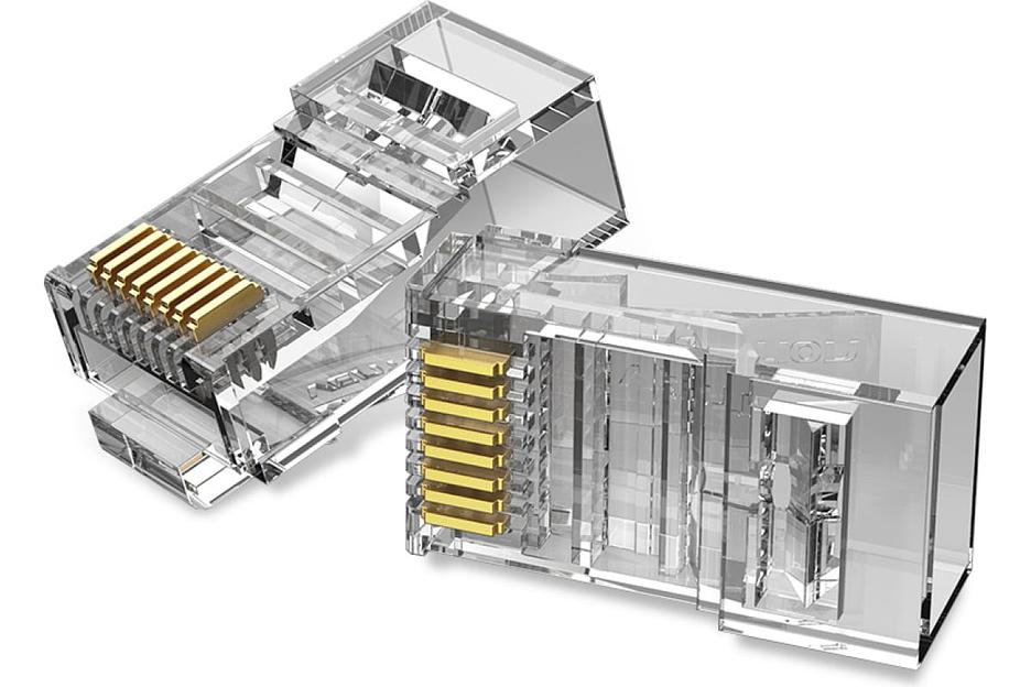 Коннектор Vention RJ45 (8p8c), cat. 6, под витую пару (50шт.) Vention IDDR0-50 фото 1