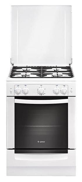 Плита Газовая Gefest 6100-02 0009 белый (металлическая крышка) реш.чугун фото 1