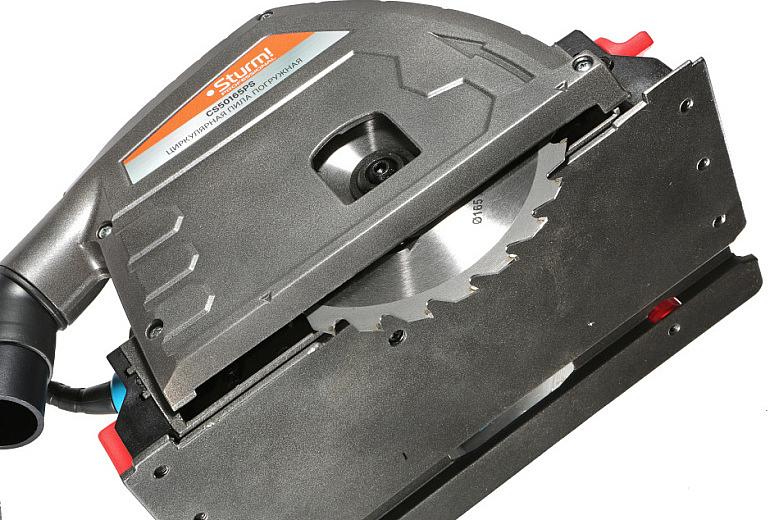 Sturm! CS50165PS Пила циркулярная погружная 165 мм, литая платформа, 3 м кабель, 1400 Вт, Sturm! [CS50165PS] фото 10