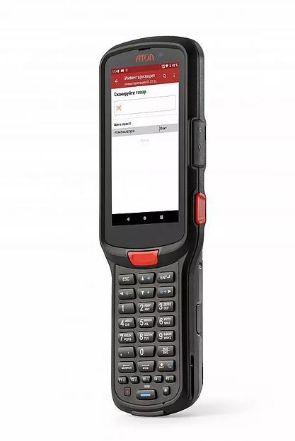 Терминал сбора данных АТОЛ Smart.Pro расширенный (4,5", Android 9, MT 6762, 3Gb/32Gb, Wi-Fi, BT, 4G, Camera, БП, IP67, 6000 mAh) фото 2