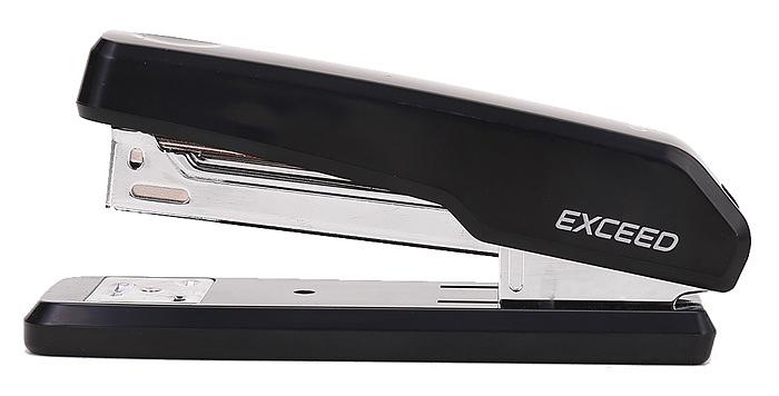 Степлер Deli E0300BLACK Exceed 24/6 26/6 (25листов) черный 100скоб металл/пластик коробка фото 1