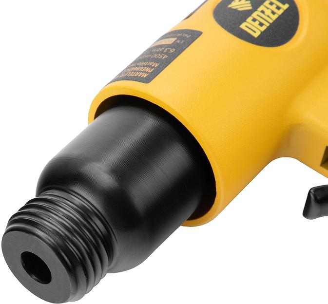 Дрель прямая Denzel PD500 114л/мин патр.:ключевой желтый/черный фото 6