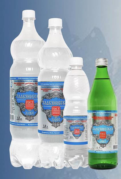 Вода минеральная природная лечебно-столовая питьевая «Славяновская», 1 л, опт фото 1
