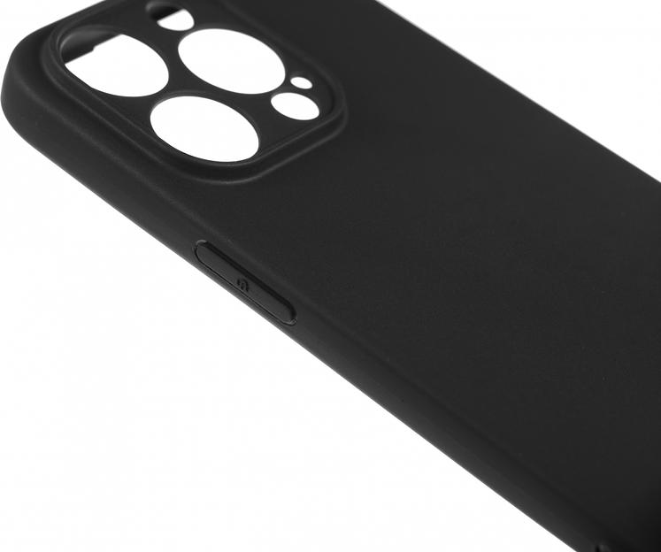 Чехол (клип-кейс) BoraSCO для Apple iPhone 15 Pro черный (72416) фото 6