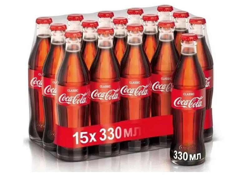 Газированный напиток Coca-Cola 330 мл ОПТ фото 1