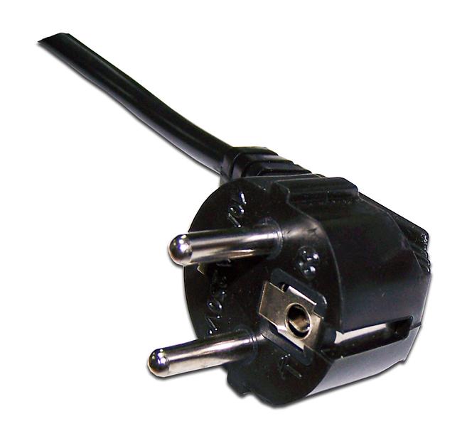 Кабель Lanmaster LAN-PP13/SHA-2.0-BK C13-Schuko проводник.:3x0.75мм2 2м 220В 10А (упак.:1шт) черный фото 3