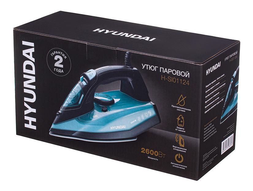Утюг Hyundai H-SI01124 2600Вт черный/зеленый фото 9