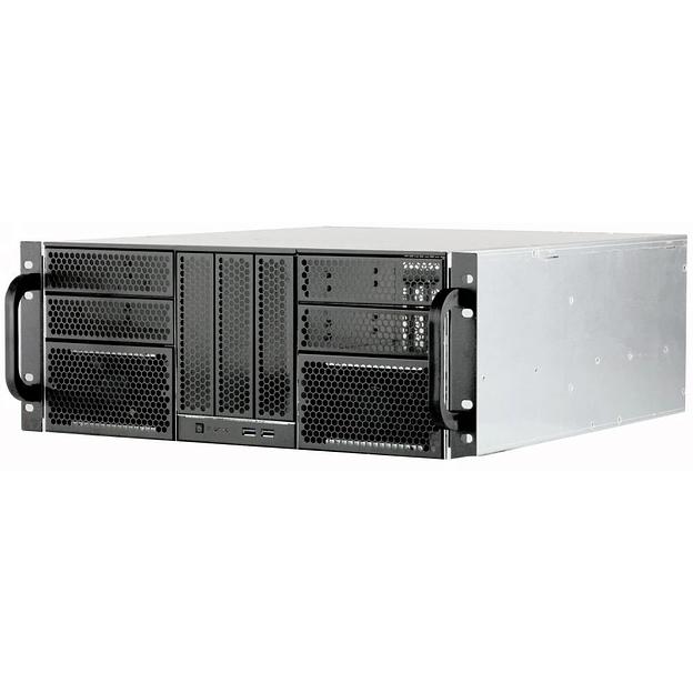 Procase RE411-D7H6-FE-65 Корпус 4U server case,7x5.25+6HDD,черный,без блока питания,глубина 650мм,MB EATX 12"x13",панель вентиляторов 3х120 фото 1