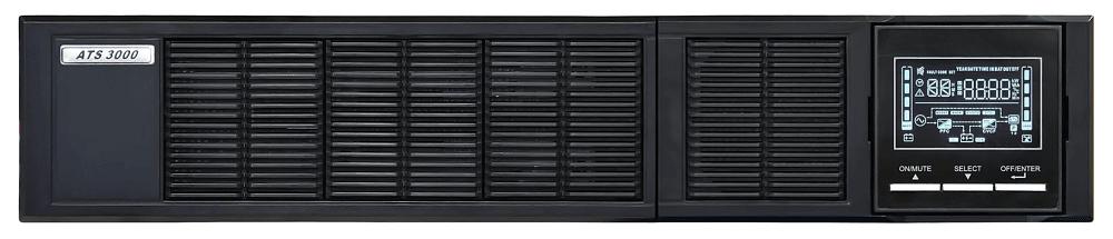 Источник бесперебойного питания 3000 ВА/3000 Вт (on-line, Iзу=12А, встроенная АБ 72В, Rack/Tower) ATS 3000 R-BE фото 1