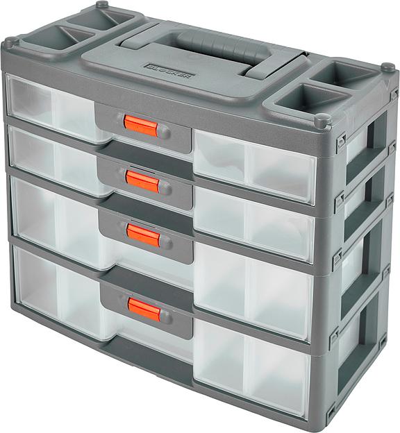 Органайзер Blocker Expert BR3789 4отд. серый/оранжевый (BR3789СРСВЦОР) фото 5