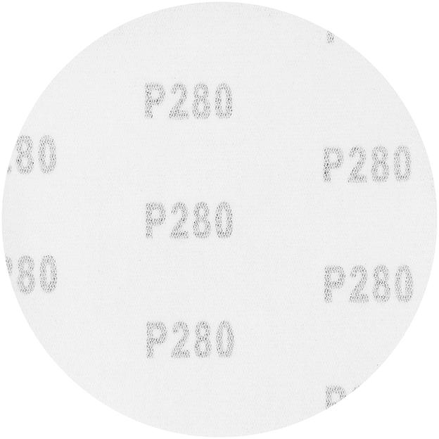 Круг абразивный на ворсовой подложке под "липучку", P 280, 125 мм, 10 шт.// Matrix фото 2