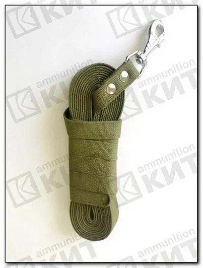 Поводок брезентовый, 10м ОПТ  фото 1