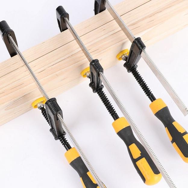 Струбцина F-образная Deli DL110515 150x50 мм, макс. усилие зажима 1000N, резьба 9,5мм фото 7