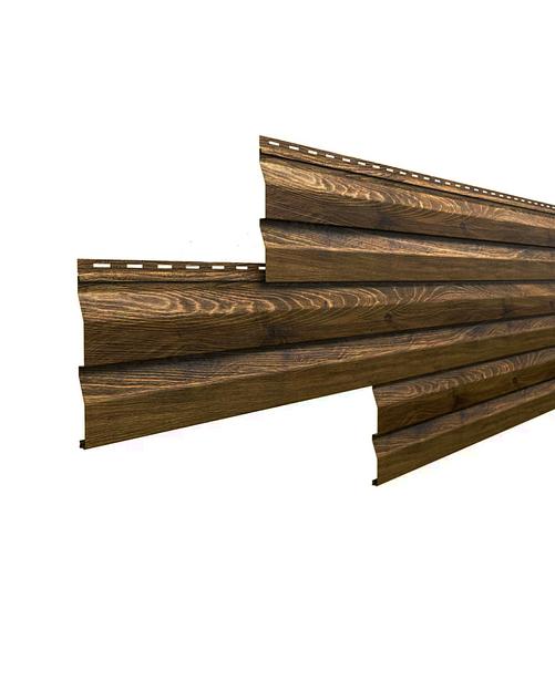 Стальной сайдинг «Корабельная доска», покрытие под дерево ОПТ фото 2