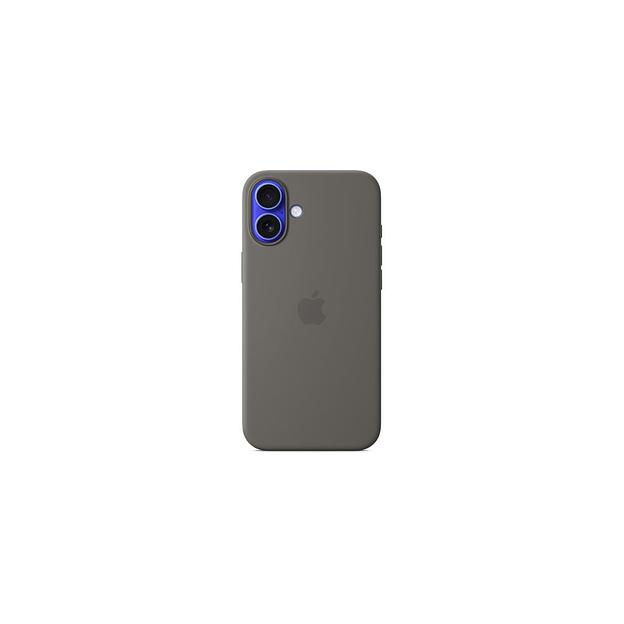 Чехол (клип-кейс) Apple Silicone Case, Stone Gray, для Apple iPhone 16 Plus, серый [myyc3fe/a] фото 1