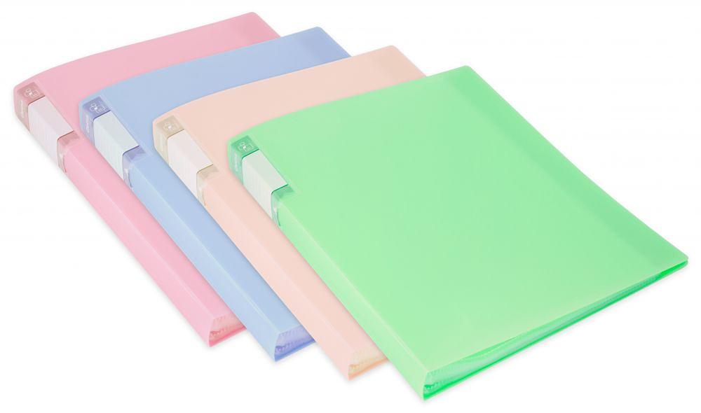 Папка с 20 прозр.вклад. Бюрократ Gems GEM20GRN A4 пластик 0.7мм торц.карм с бум. встав зеленый турмалин фото 3