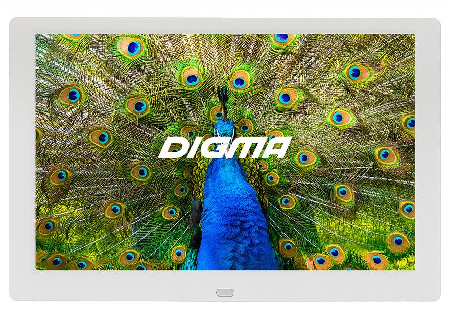 Фоторамка Digma 10.1" PF-1043 IPS 1280x800 белый пластик ПДУ Видео фото 1