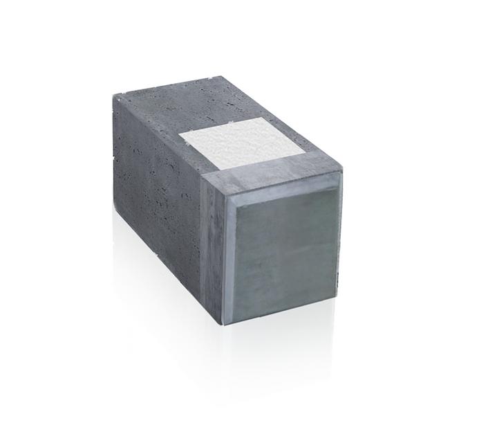 Термоблок доборный фактурованный «гладкая фаска» 200х396х590 мм фото 1