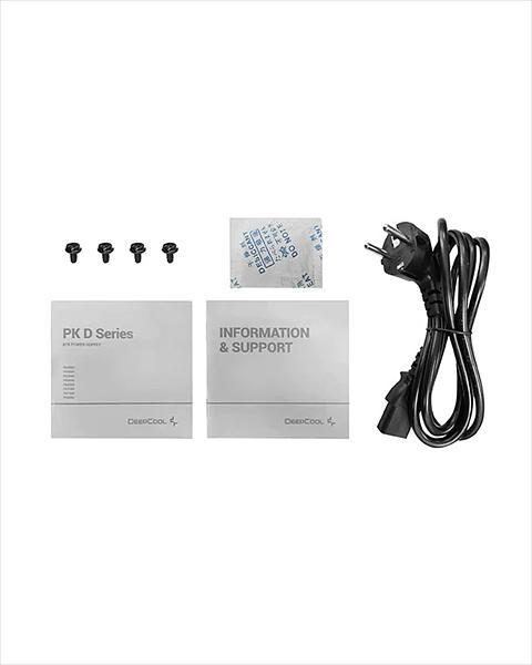 Блок питания Deepcool PK550D (ATX 2.4, 550W, PWM 120mm fan, Active PFC+DC to DC, 80+ BRONZE) RET (PK550D) фото 5