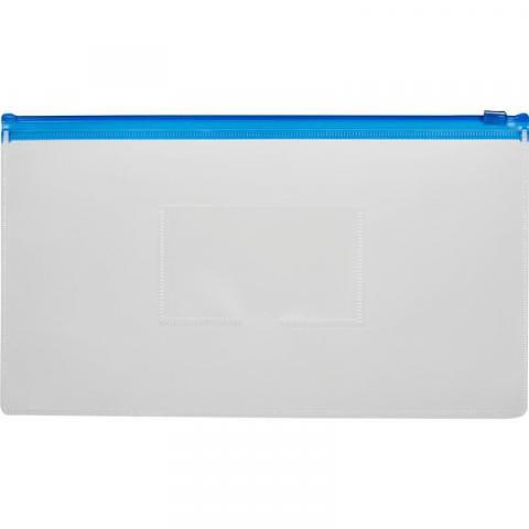 Папка-конверт на молнии 265х148мм, 160мкм, Attache фото 1