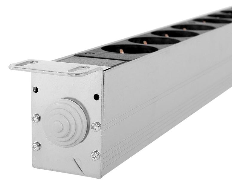 Блок распределения питания Rem R-32-2X(10C13-5C19-A-AM)-1420 верт.размещ. 10xC19 20xC13 базовые 2x16A клеммная колодка фото 4