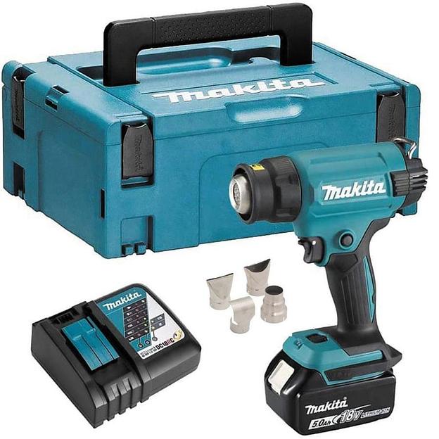 Технический фен Makita DHG181RT1J темп.150/250/350/450/550С фото 1
